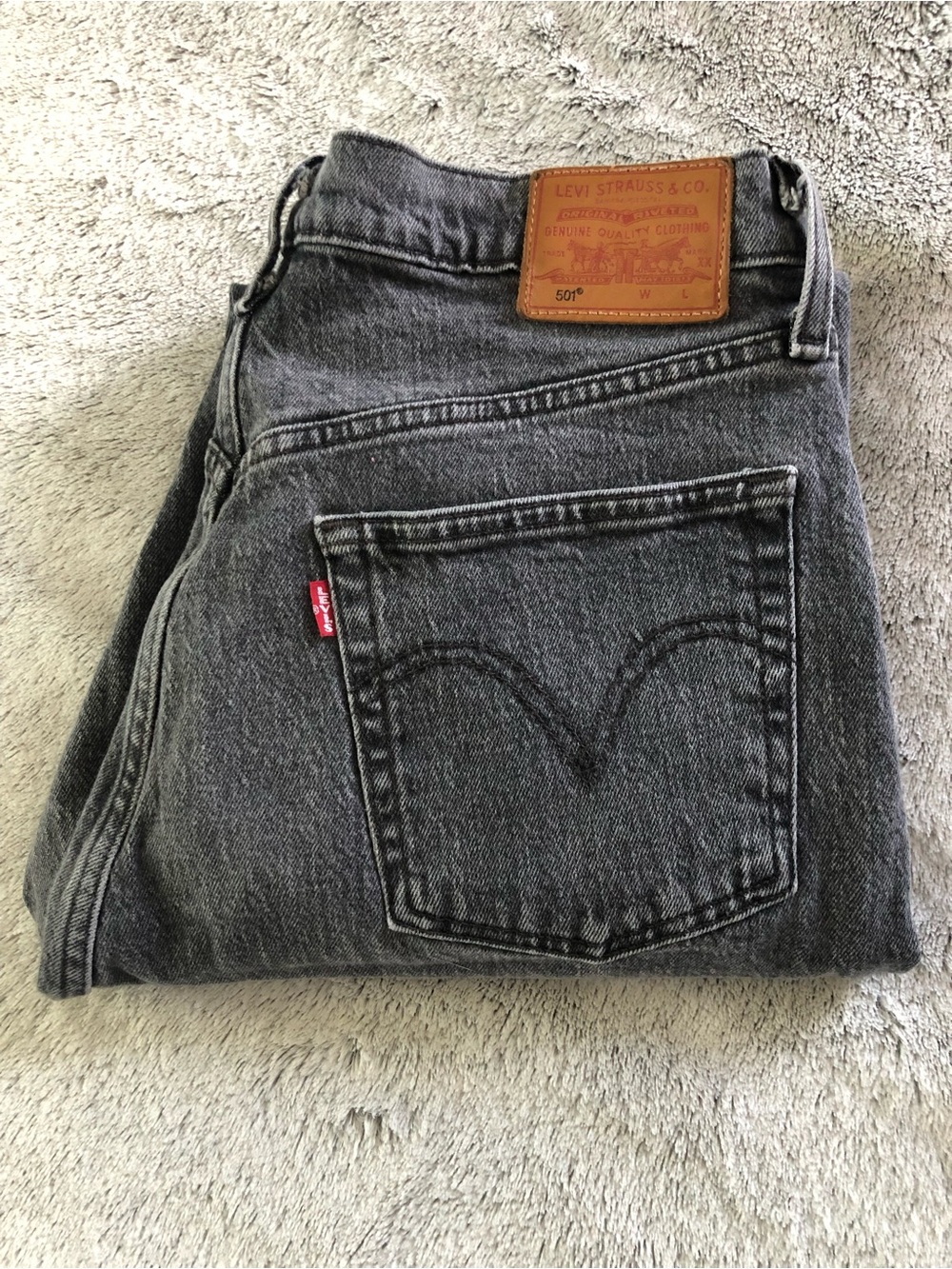 Levi's Women's 501 Regular Fit Jeans — Black Wash